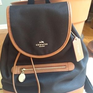 coach sawyer backpack black